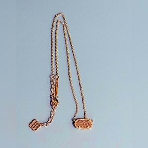 Kendra Scott - Elisa Rose Gold Pendant Necklace in Rose Gold Drusy